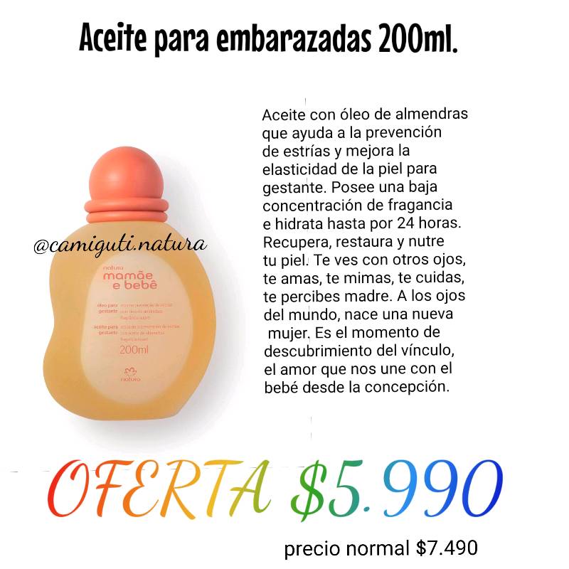 Aceite para embarazadas en Concepción