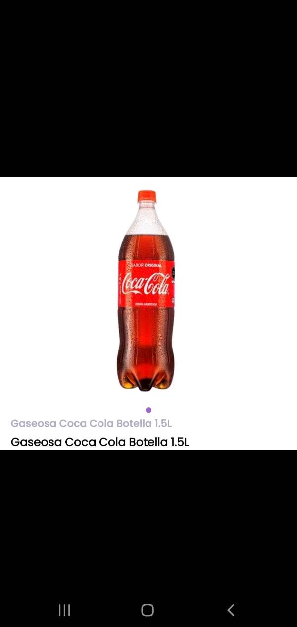 Gaseosa COCA COLA Botella 1.5L