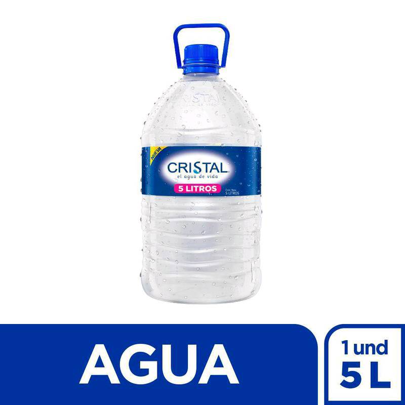 Agua cristal 5 litros en MELGAR