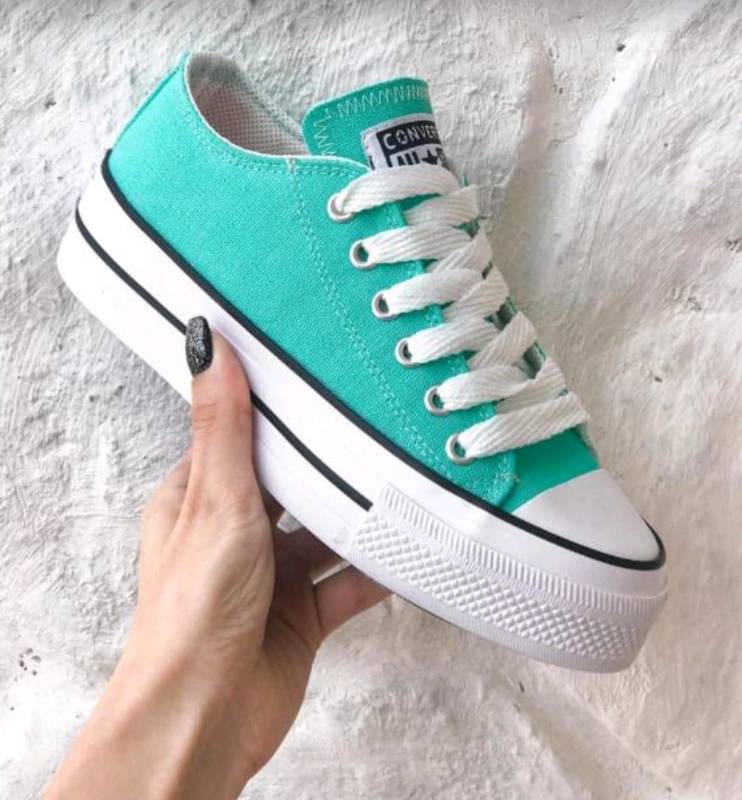 converse verde agua