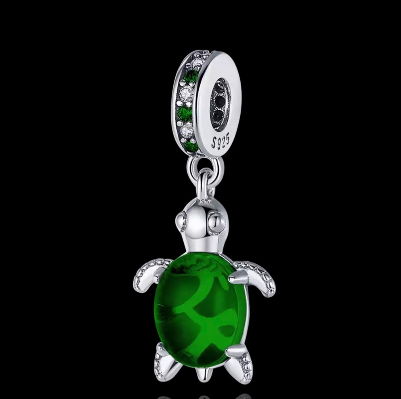 Charms tortuga verde