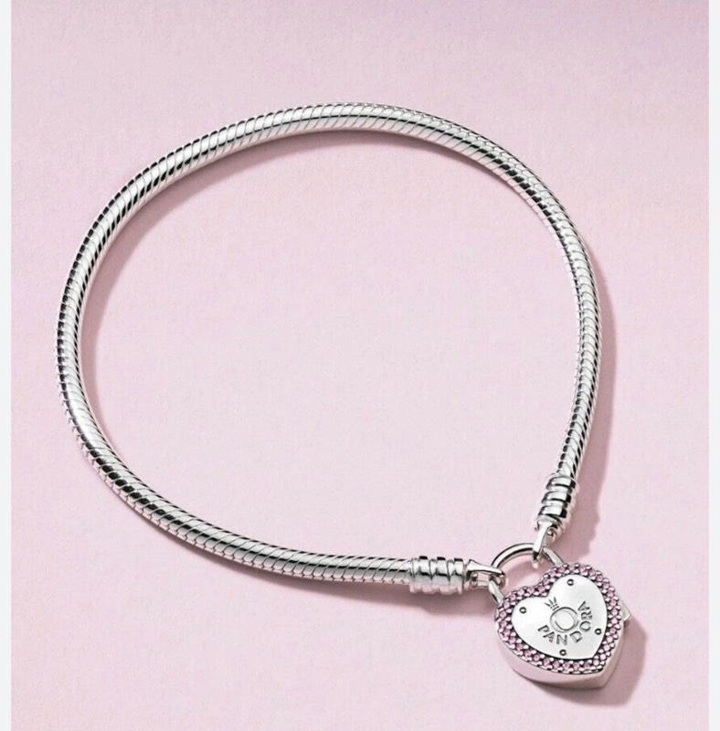 Pulsera pandora candado corazón 