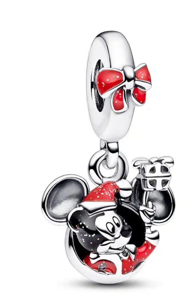 charms Mickey navideño 