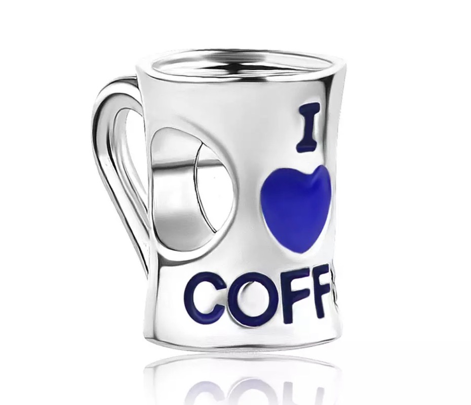 Charms coffe azul 