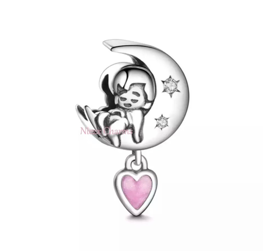 Charms angel luna