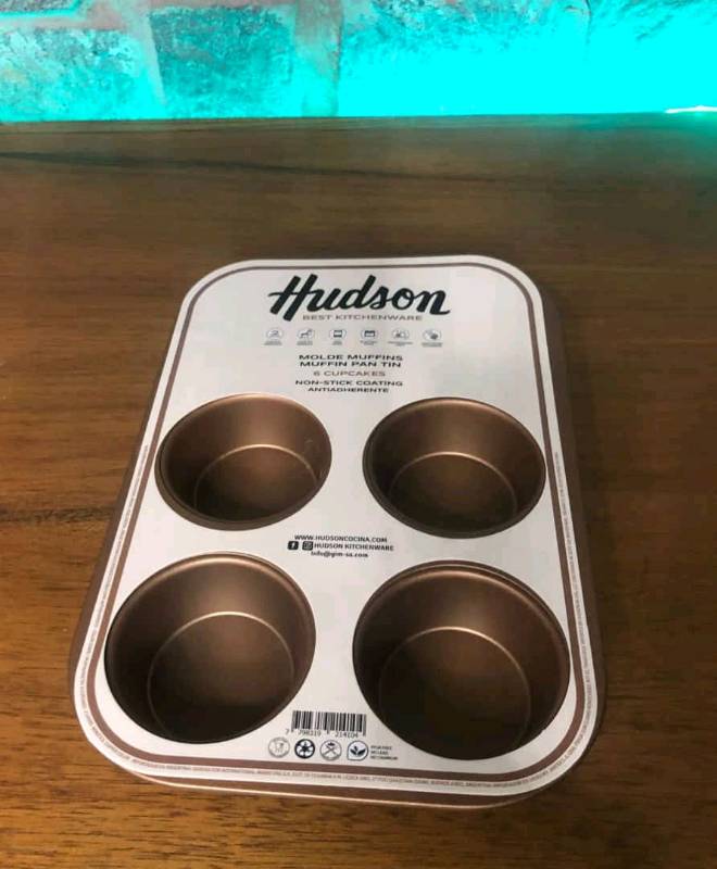 Molde Muffins X 6 Hudson Doble Capa Antiadherente