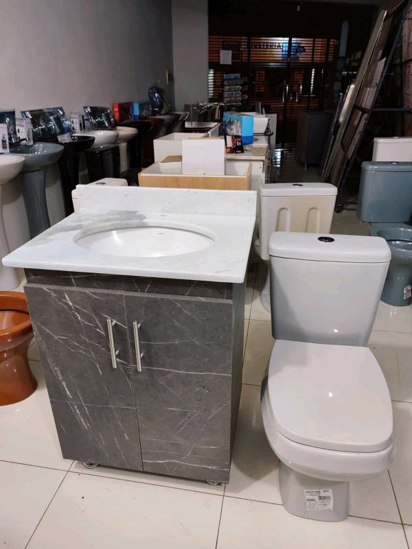 Combo muebles de baño más   Inodoro y cisterna 