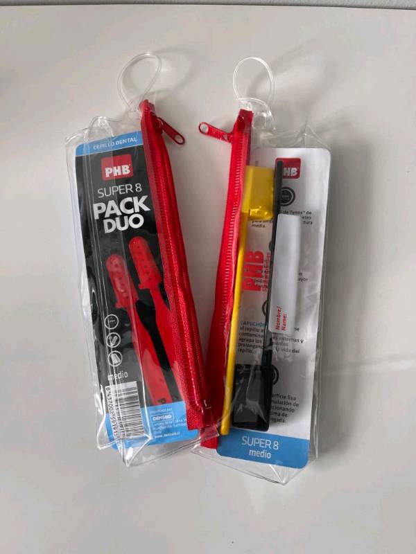 Pack Cepillo PHB® super 8 medio duo + estuche