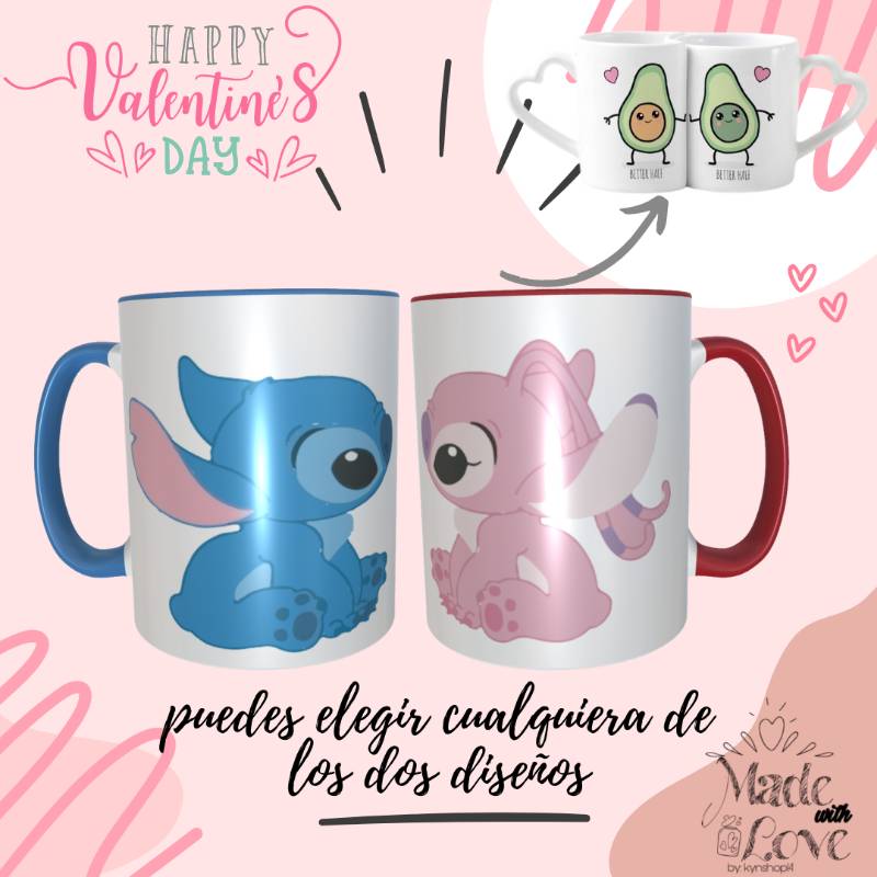 Taza Stitch pareja - Bashira Tienda