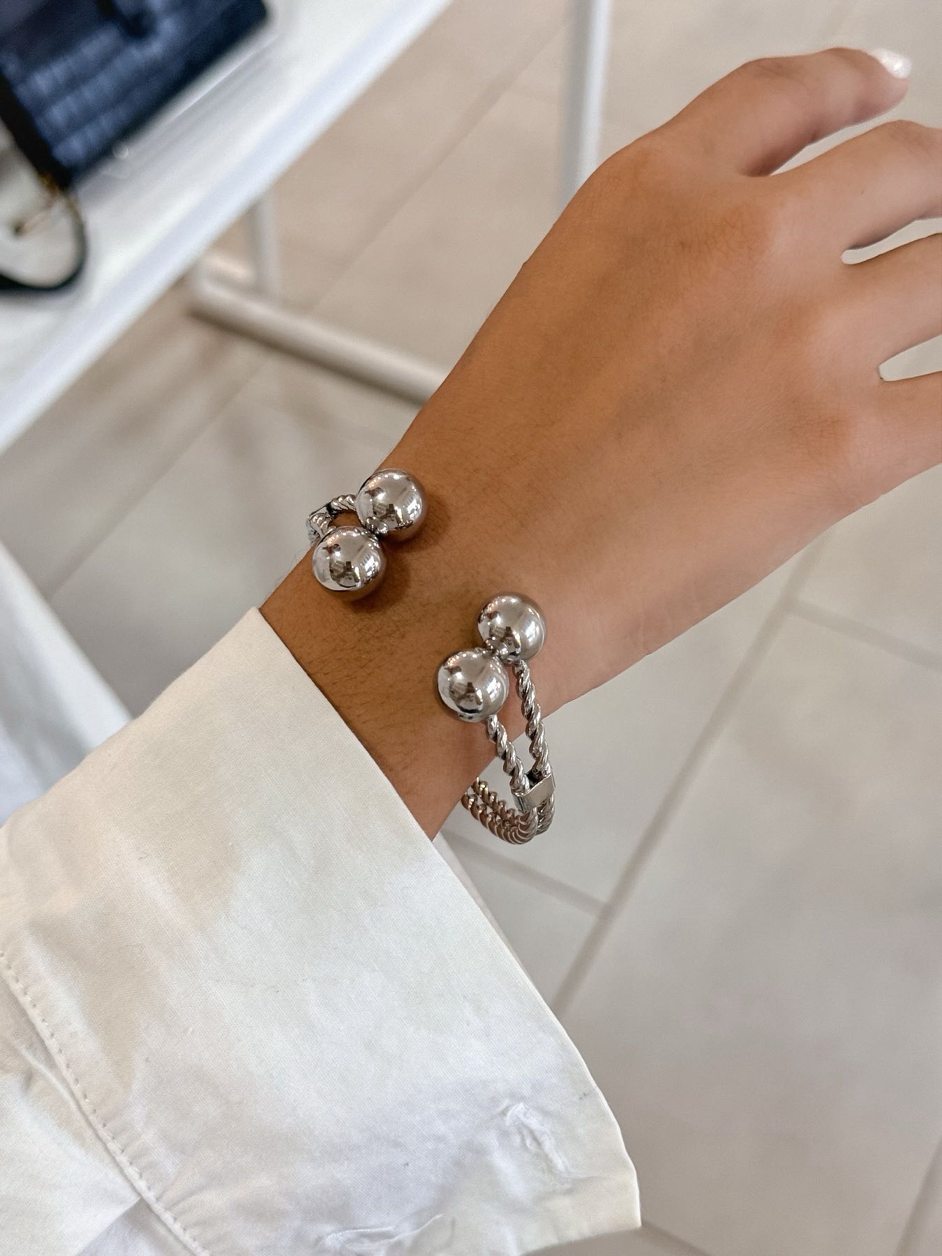 Aria Brazalete Silver