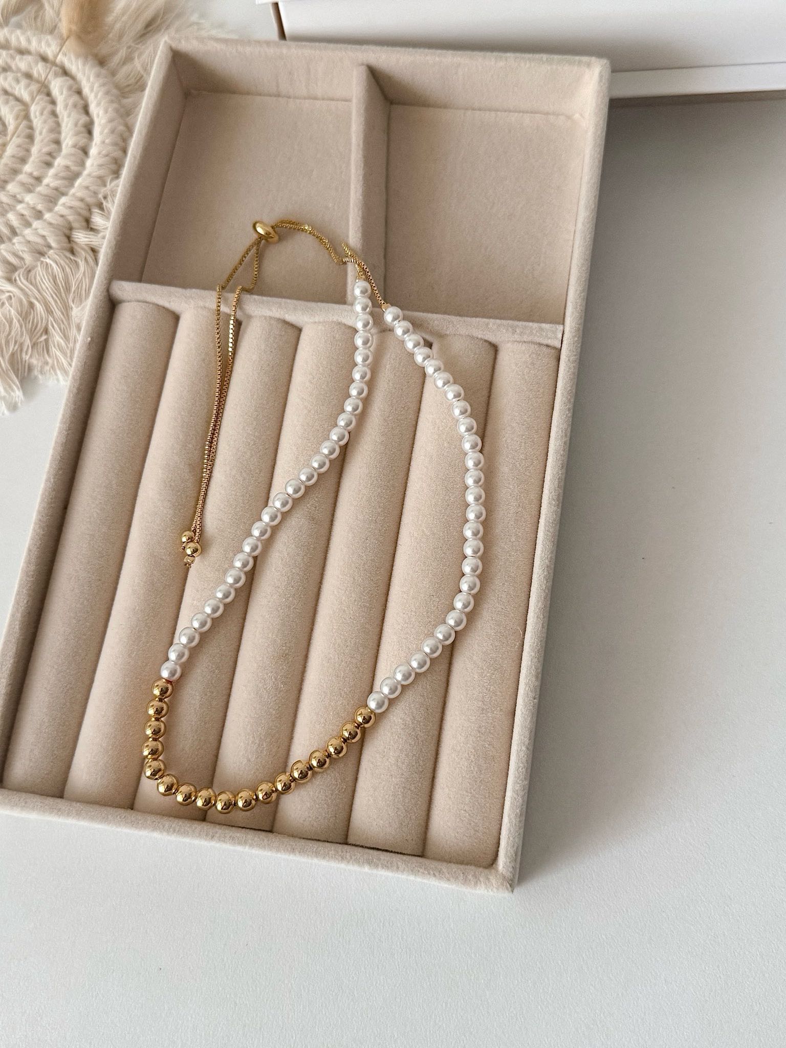 Choker Julieta perlas 