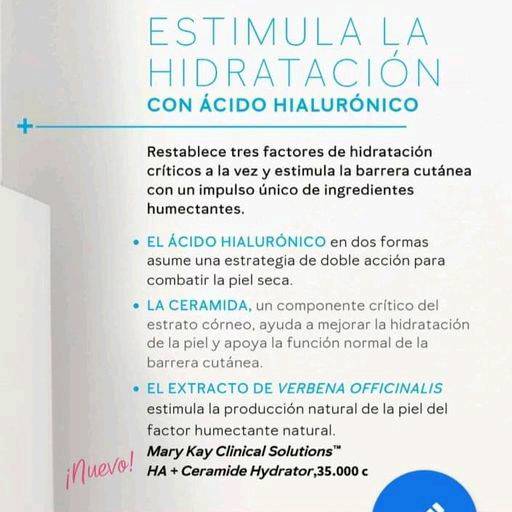 Clinical Solutions® HA + Ceramide Hydrator Mary Kay