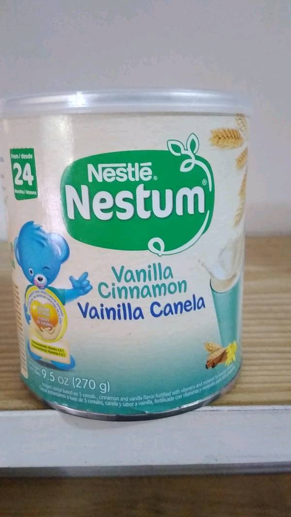 Cereal Infantil Sabor Vainilla Y Canela Nestum 270 Gr