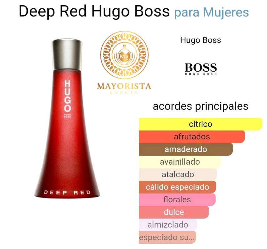 DEEP RED HUGO BOSS 