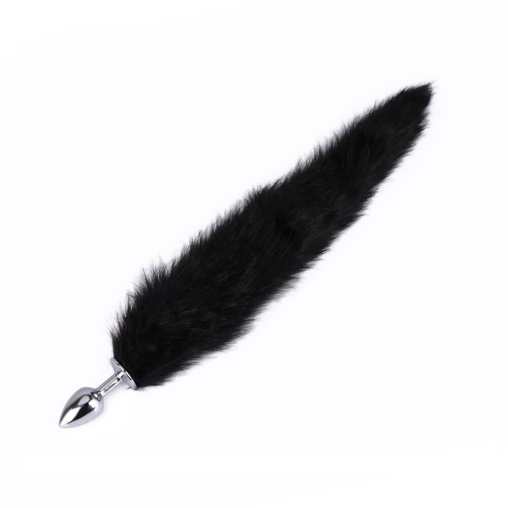 Plug anal cola zorro Jein negro 
