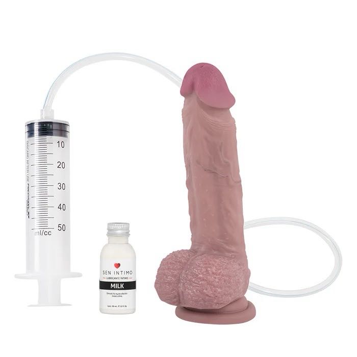 Dildo Chris medium cum eyaculador 