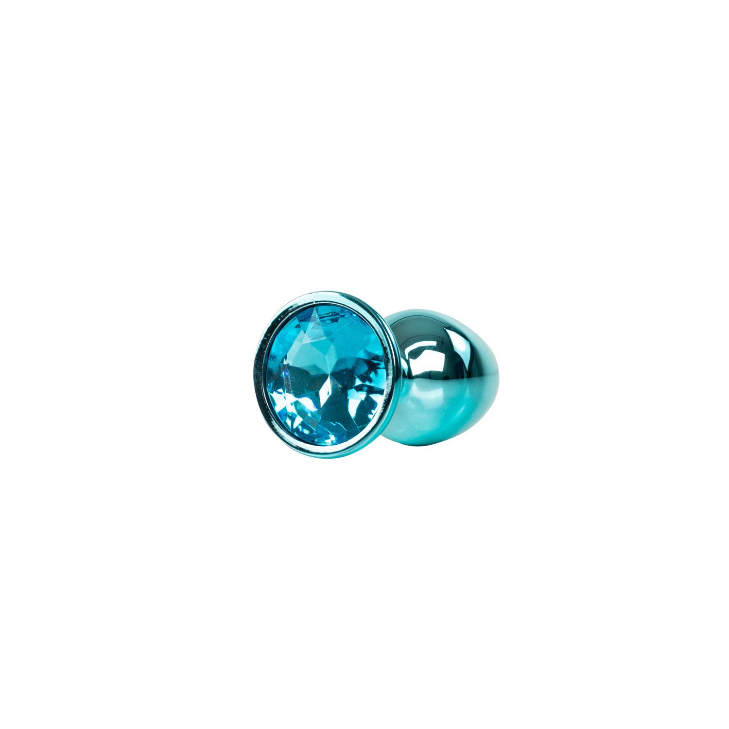 Plug anal lucio azul 