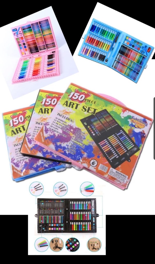 Caja Box Completa Arte Dibujo Kit Escolar Premium Rm179