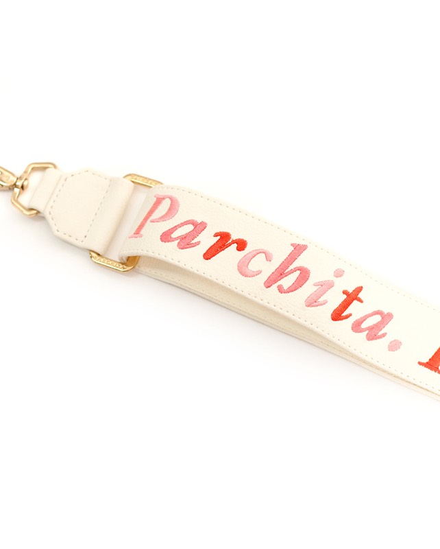 Strap Parchita Ivory x Rosa