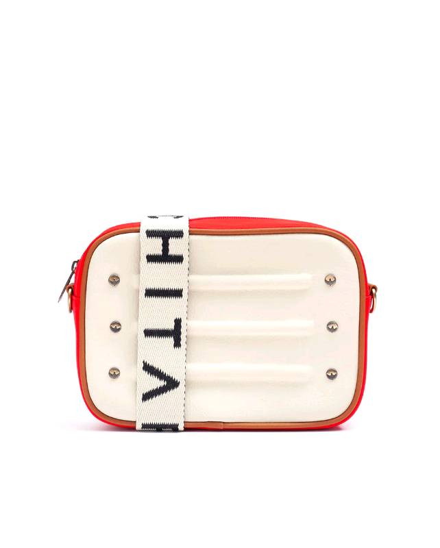 Bandolera Nuba Beige x Roja