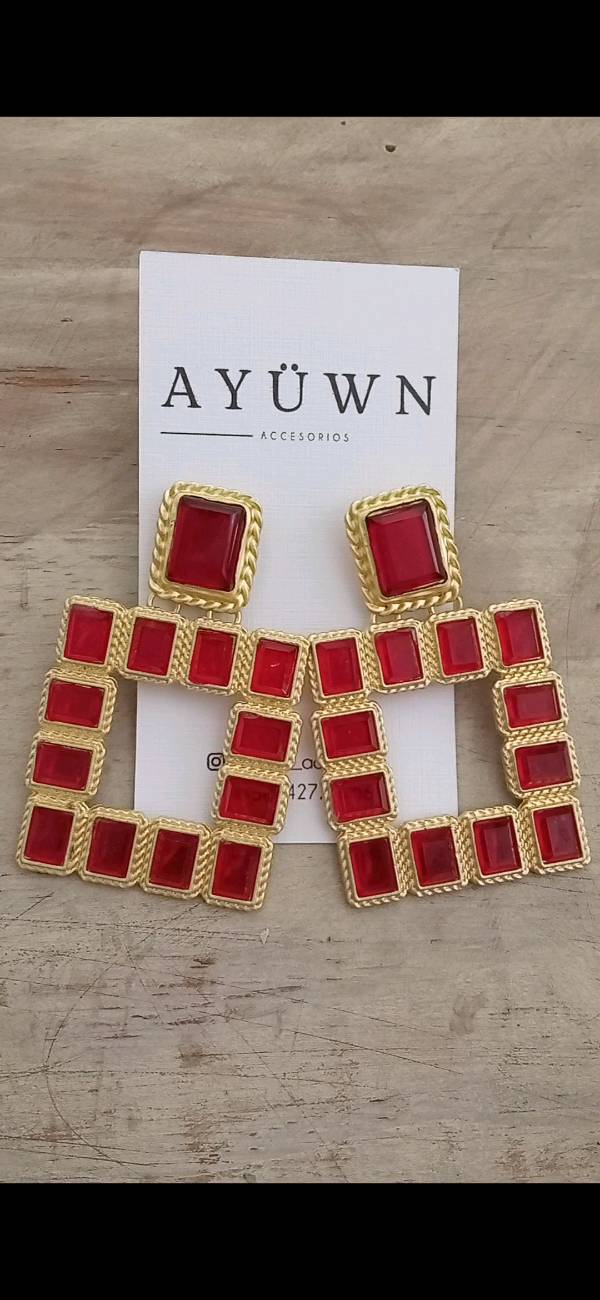 Aros Noa Rojo