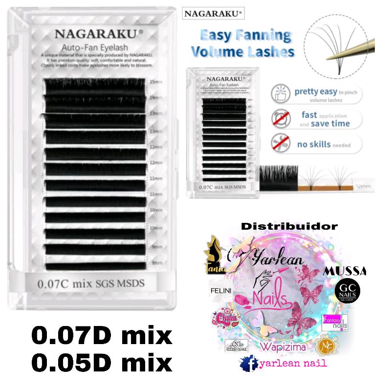 Auto - fan eyelash nagaraku mix