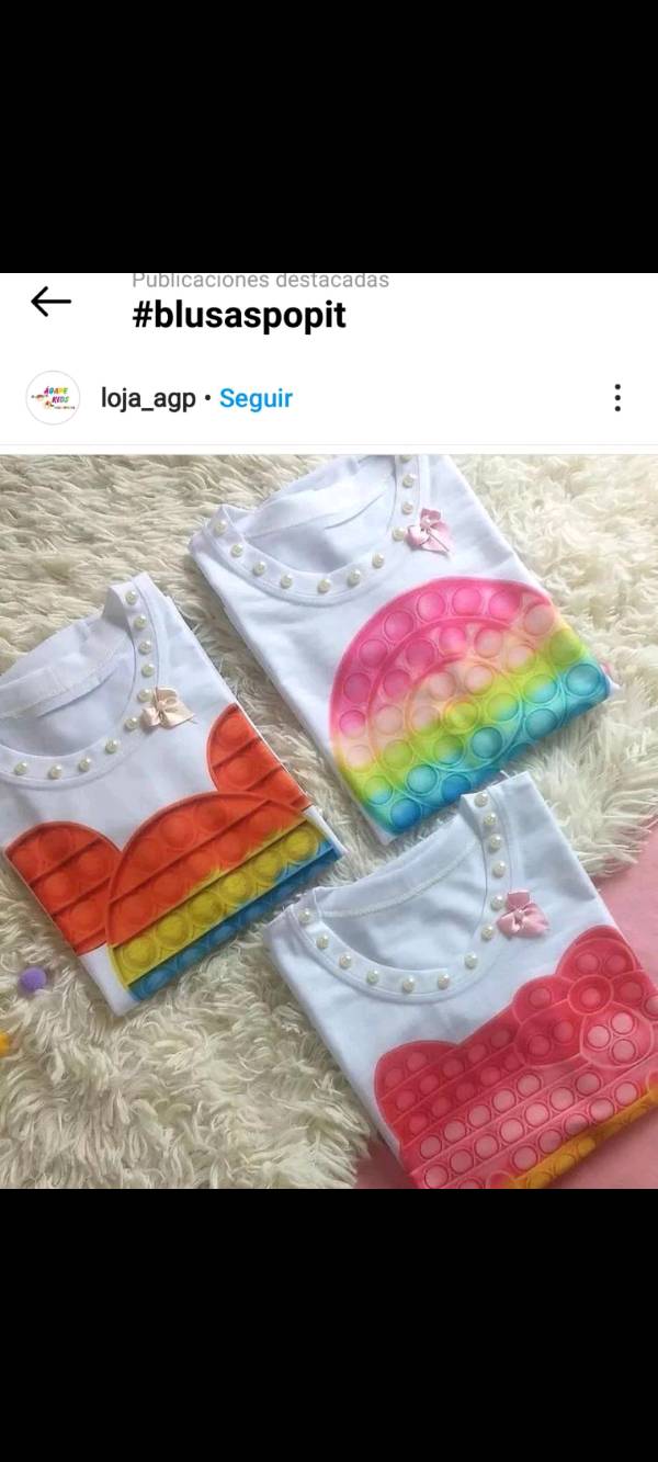 Camisetas Pop It 