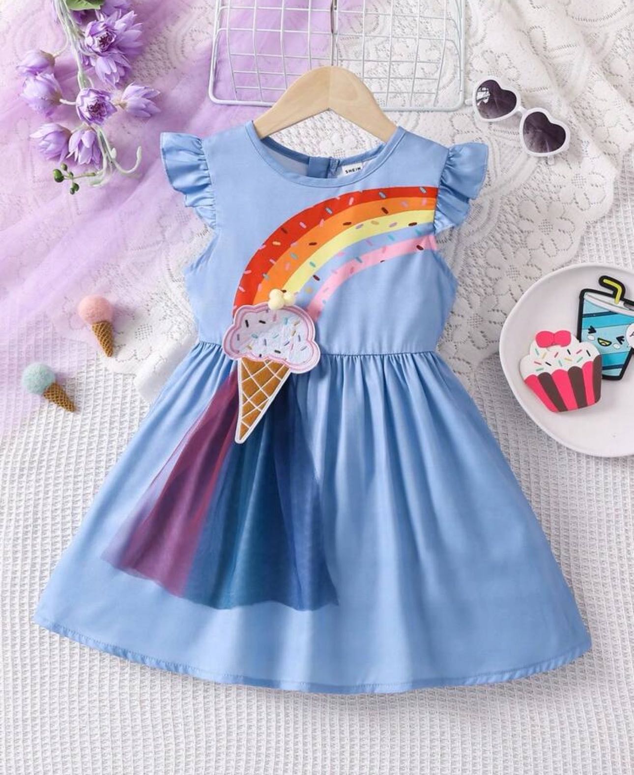 Vestido azul Ice Cream 