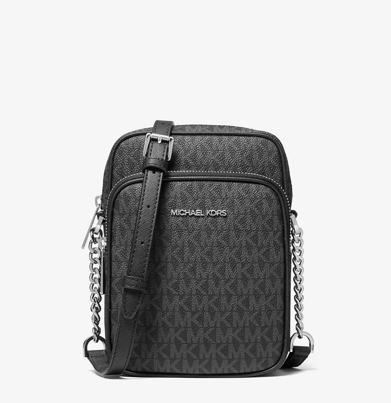 Bolso bandolera Michael Kors con logotipo mediano de viaje Jet Set