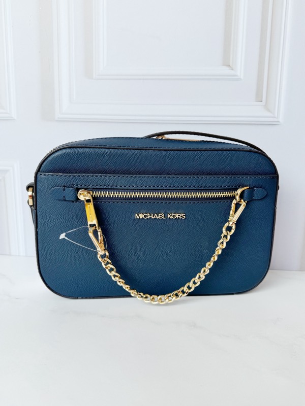 Bandolera Michael Kors azul 