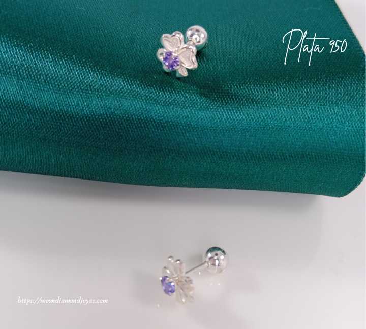 Aretes Trébol☘️ reversible 