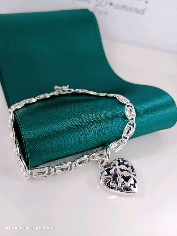 Pulsera Mónaco Corazón💚✨🍀