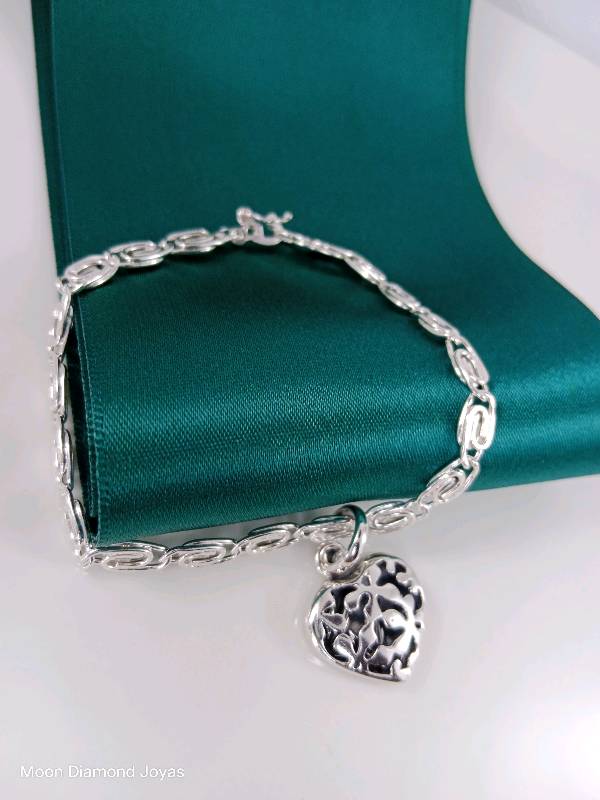 Pulsera Mónaco Corazón💚✨🍀