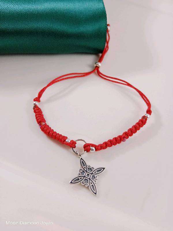 Pulsera Roja Nudo de Bruja 🎁