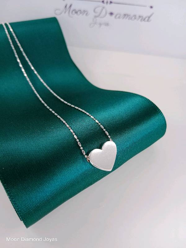 Collar Corazón Pasante 💚✨