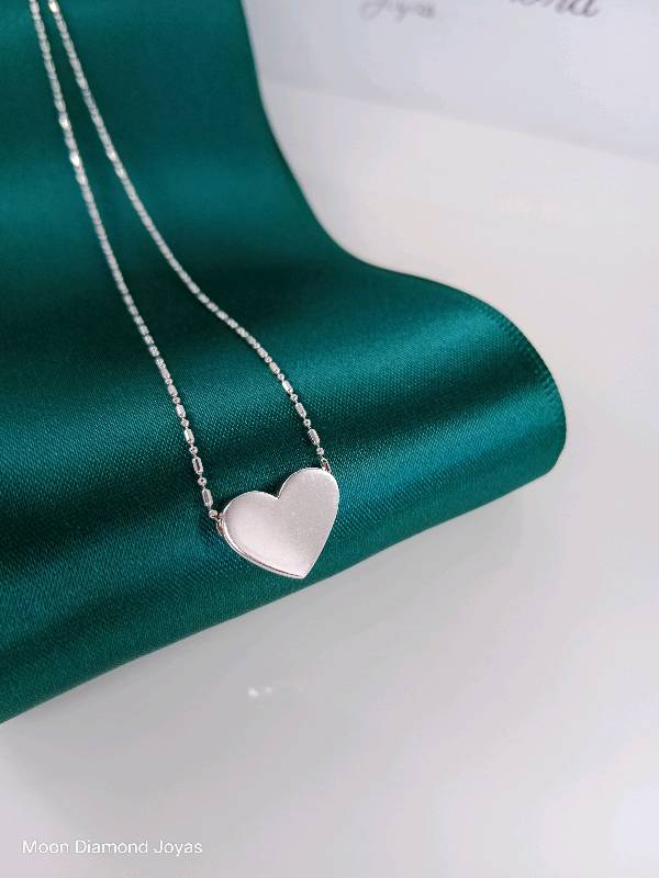 Collar Corazón Pasante 💚✨