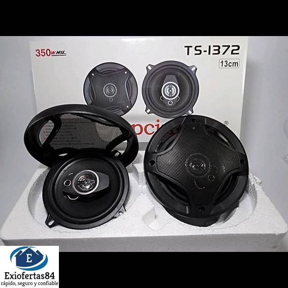 PAR ALTAVOCES COCHE 13 CM 2-WAY 350W WOOFER 1372