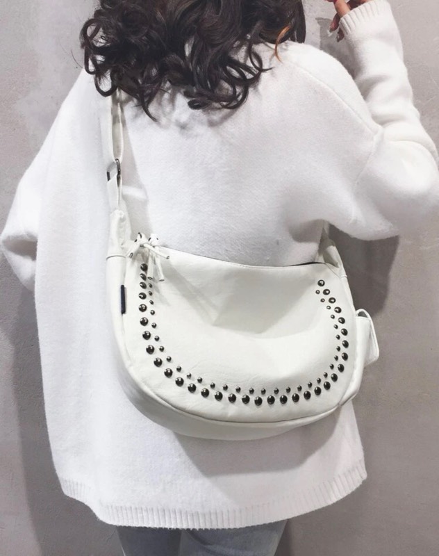 mailbag, necklace, purse
