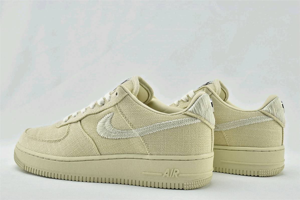 Nike Air Force One Stussy Fossil Mujer Réplica AAA - Stand Shop