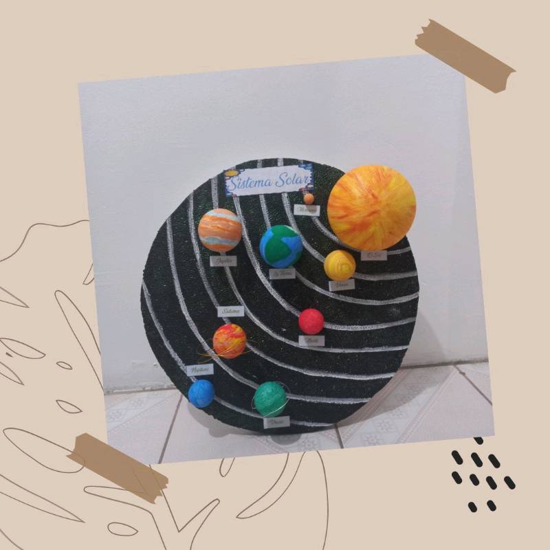 sistema solar maqueta