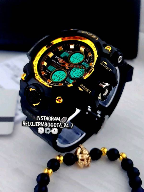 digital_watch, magnetic_compass, necklace