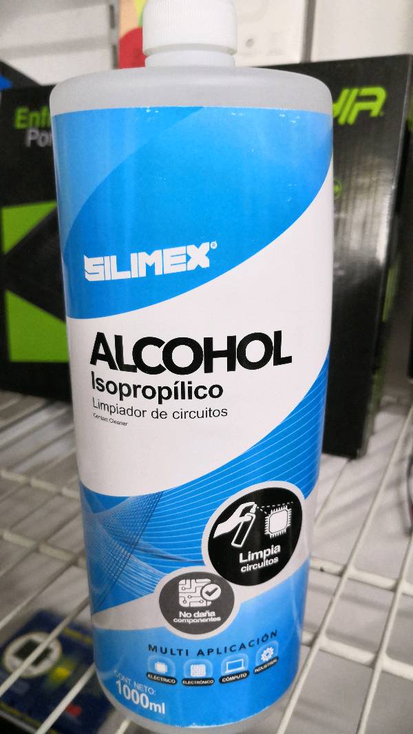Artículo de limpieza Silimex Alcohol isopropílico Silimex 1 LT