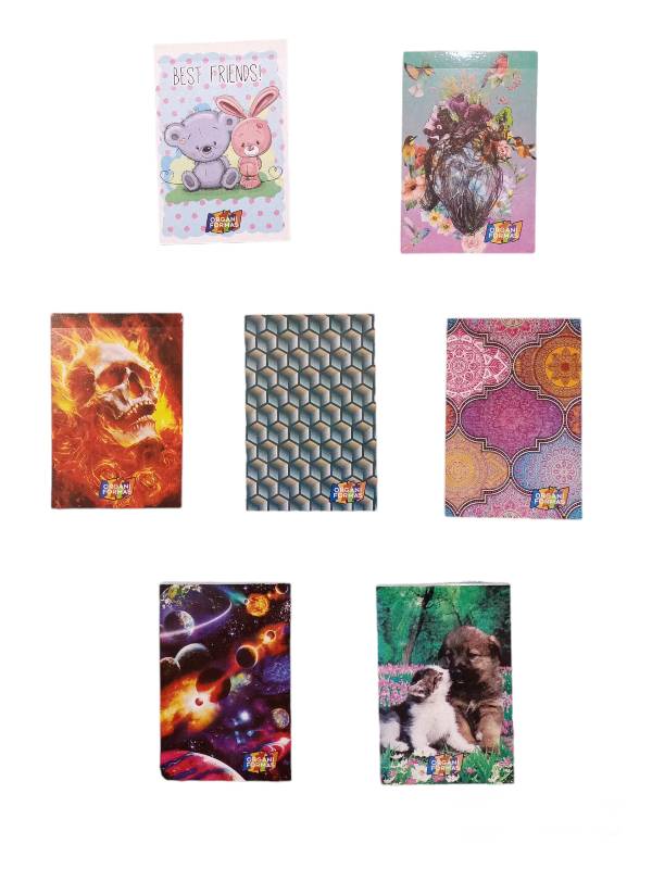 111541 Cuaderno de apuntes de bolsillo engomado con 40 hojas