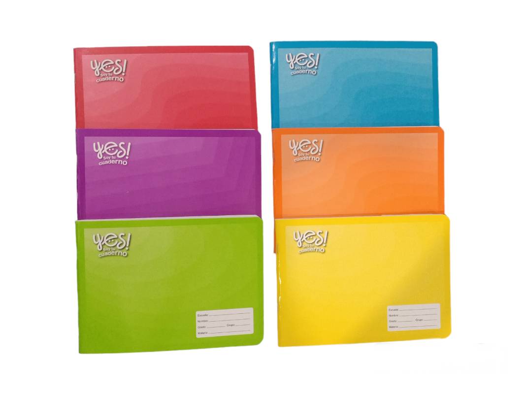 752479 Cuaderno Yes engrapado italiano Cuadro 7mm con 100 hojas