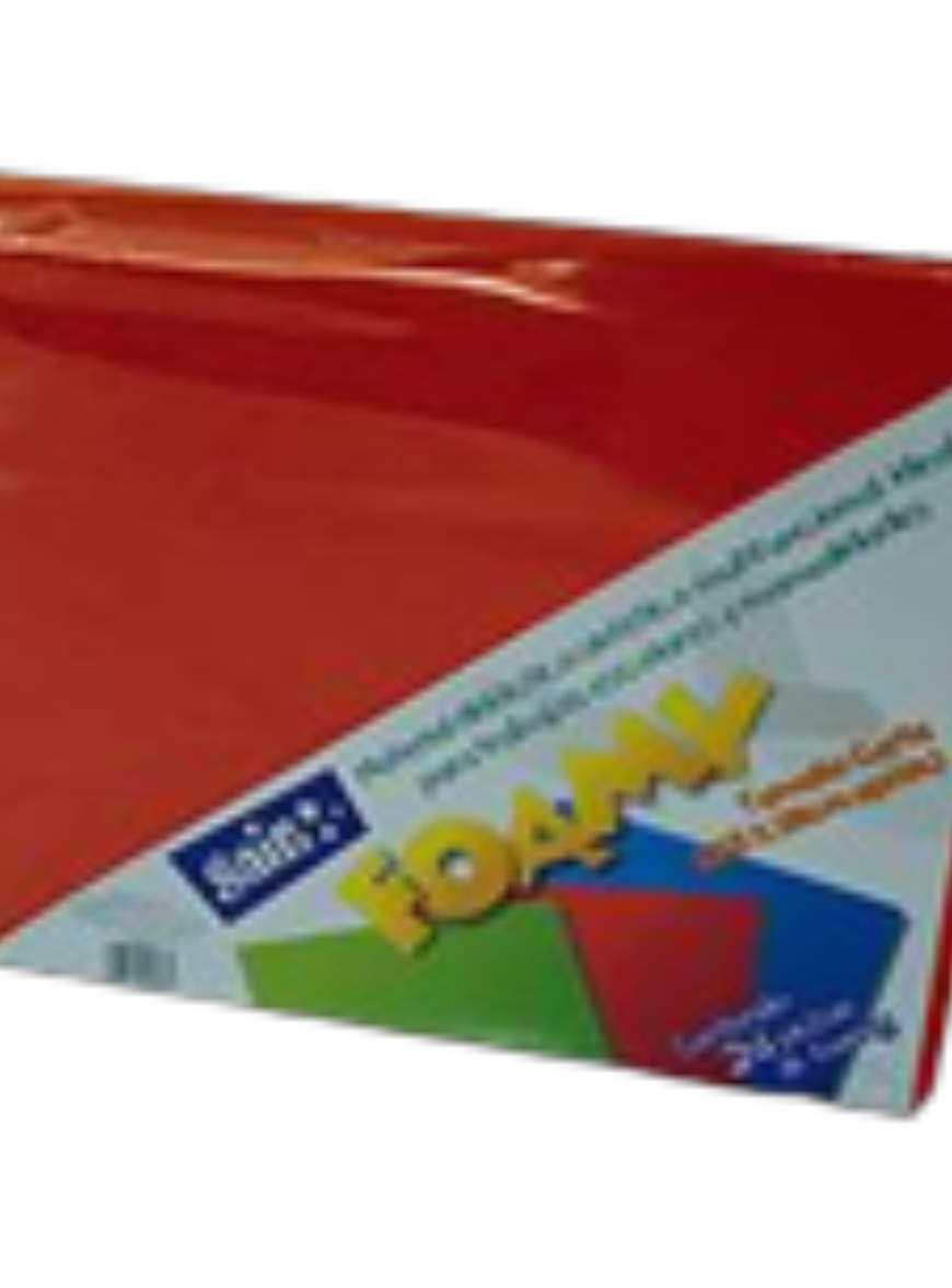 240001 Foamy carta c/24 Rojo