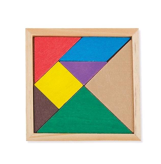 733895 Tangram mediano 15x15 madera