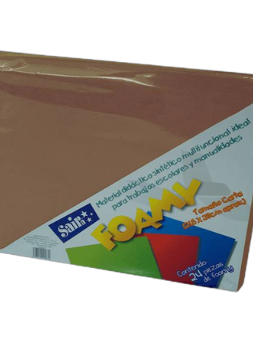 240014 Foamy carta c/24 Chocolate 