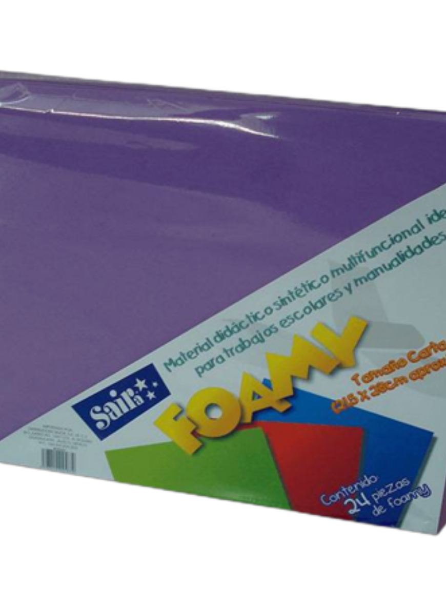 240025 Foamy carta c/24 Morado 