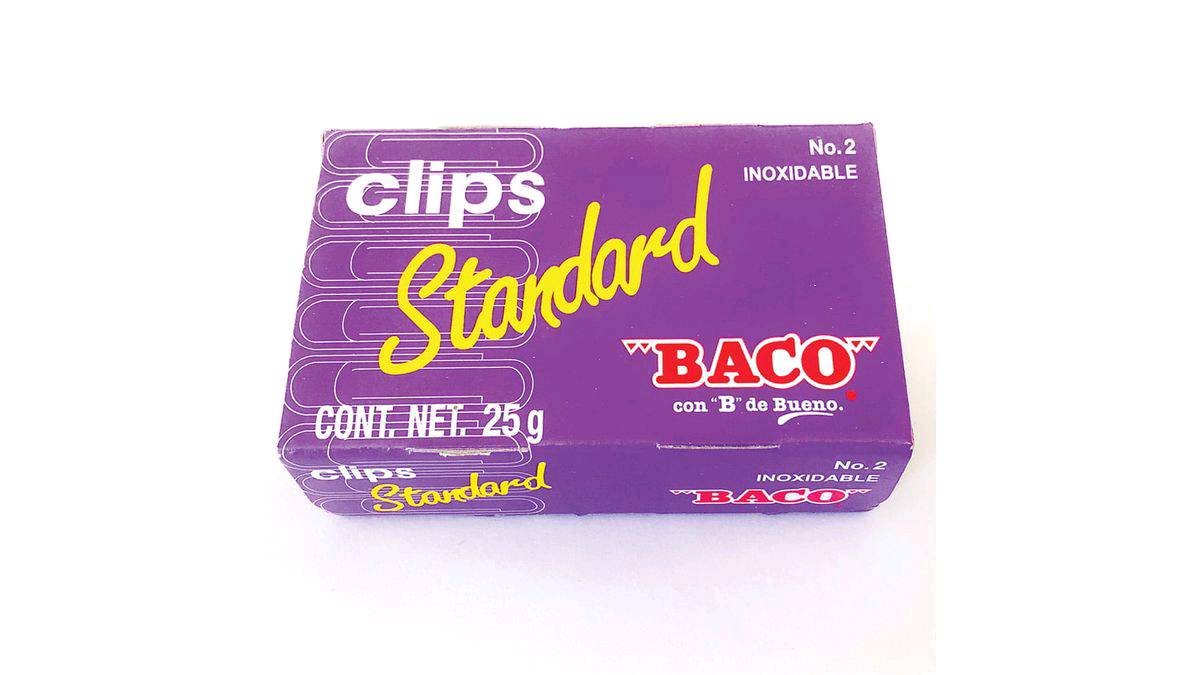 912326 Clips baco #2 25gr