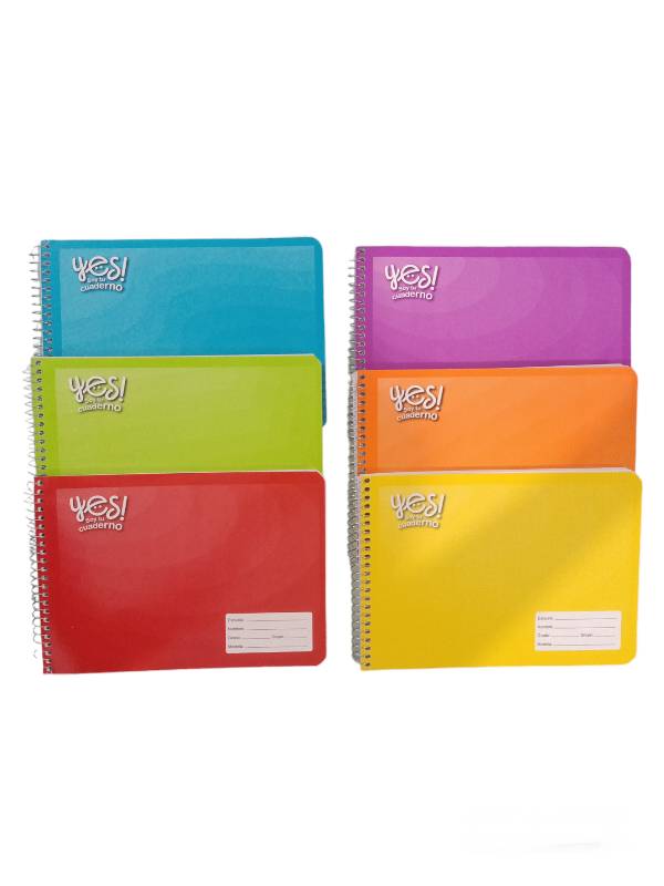 752370 Cuaderno Yes espiral italiano Cuadro 7mm con 100 hojas
